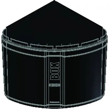 Odpadkový koš FRANKE 133.0054.426 tělo koše SOLO (39x39x36,5cm) černý plast