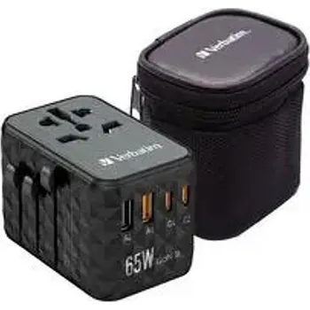 Verbatim GaN III 2xUSB-C 65W/2xUSB-A