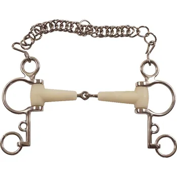 Udidlo pro koně Udidlo Pelham jednou lomené Happy Mouth 14,5 cm