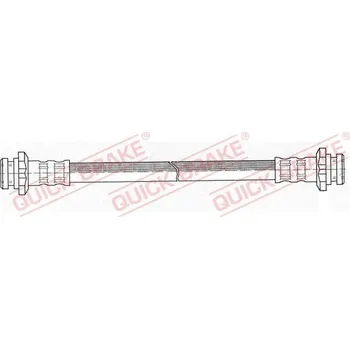 Brzdová hadice Brzdová hadice QUICK BRAKE 27.018