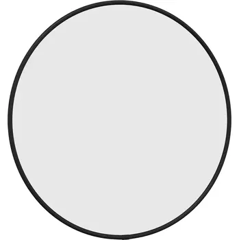 Zrcadlo Zrcadlo nástěnné, černé, Ø 40 cm, kulaté