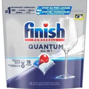 Tableta do myčky Finish Powerball Quantum 18 ks 187 g