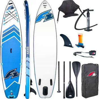 Paddleboard Nafukovací deska SUP F2 Axxis 12'2" Light Blue Combo Pádlo 2v1 Sedadlo