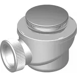 SAM Holding Sifon sprchový P-1440K-50/60 klik-klak pro vaničky s otvorem 50/60mm; kovová krytka