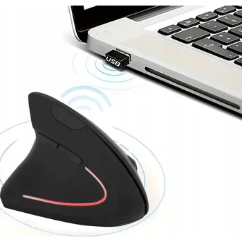 Myš BEZDRÁTOVÁ MYŠ VERTIKÁLNÍ ERGONOMICKÁ MYŠ 2,4 GHz