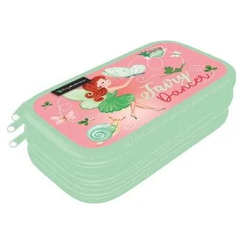 Set školních potřeb penál 3 patra prázdný Fairy Ballerina Dance 24