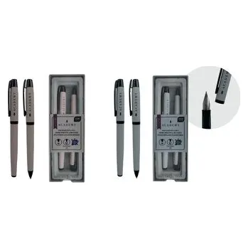 Zestaw pióro wieczne i długopis w etui. Academy