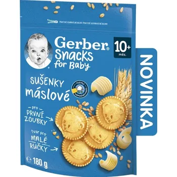 GERBER Snacks máslové sušenky 180g