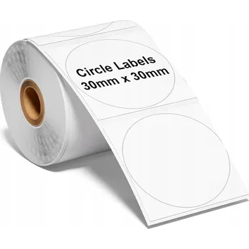 Speciální papír Samolepicí papír Samolepky 200 etiket kulaté Phomemo M110 M120 M200 M220