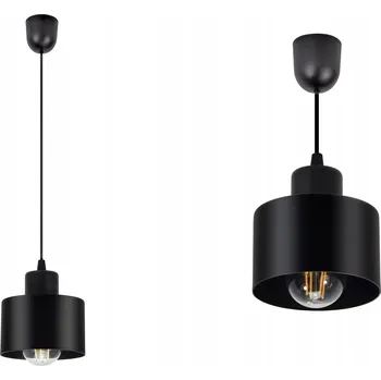 ZÁVĚSNÁ STROPNÍ LAMPA LED E27 nastavitelná výška černá