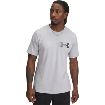 Pánské tričko Pánské Tričko s krátkým rukávem UNDER ARMOUR UA M LC FLY IN LOGO SS 1390206-011 – Šedá M