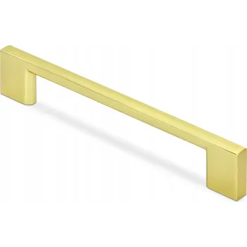 Nábytkové kování NÁBYTKOVÁ ÚCHYTKA ZLATÝ ROVNÝ ÚCHYT NA NÁBYTEK ÚCHYT NA SKŘÍŇKU ZÁSUVKY 160MM