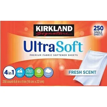 Aviváž Vonné ubrousky do sušičky prádla antistatické 250 ks Kirkland Softener