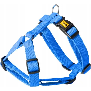 Postroj pro psa DINGO Postroj s Dvojitým Popruhem GUARD ENERGY, dvě přezky - modré M