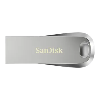 USB flash disk SanDisk Ultra Luxe/64GB/USB 3.1/USB-A/Stříbrná