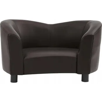 Pelíšek pro psa Pelech pro psa, hnědý, 67x41x39 cm, umělá kůže