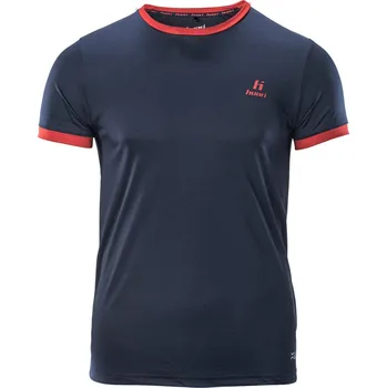 Pánské tričko Pánské Tričko s krátkým rukávem HUARI TIVOR SENIOR M000164614 – Tmavě modrá XL