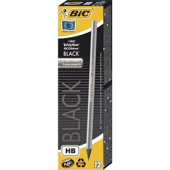 Set školních potřeb Ołówek Evolution Black (12szt) BIC