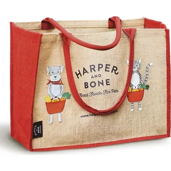 Jutová taška velká Harper and Bone
