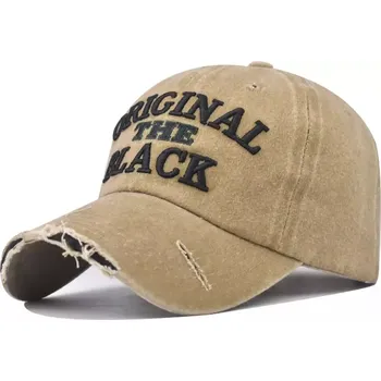 Kšiltovka ANG-E bavlněná kšiltovka Original The Black Hnědá