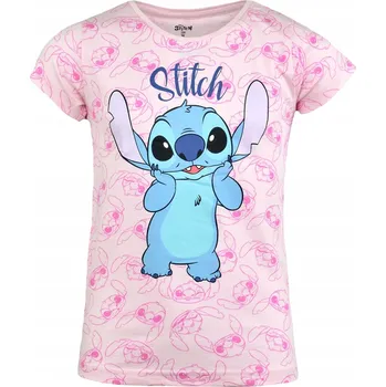 Chlapecké tričko Disney dětské tričko růžové bavlna velikost 134