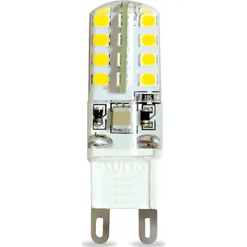 Žárovka LED žárovka 2835 SMD G9 230V 3W = 25W, teplá bílá