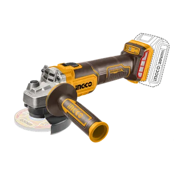úhlová bruska Ingco CAGLI201258 aku úhlová bruska 125 mm, bez baterie a nabíječky