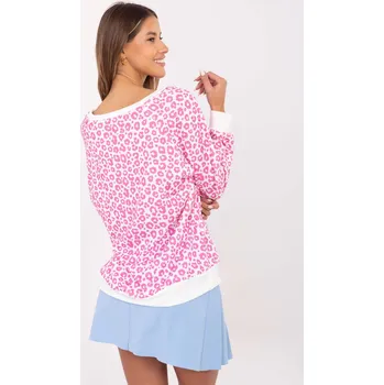 Dámská košile Halenka MI BZ M742.86 bílá růžová jedna velikost