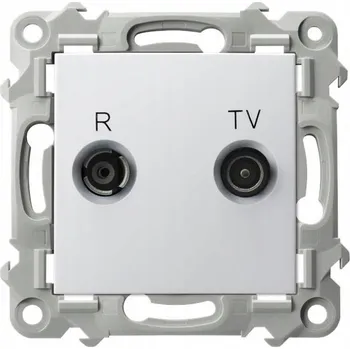 Elektrická zásuvka Anténní zásuvka nástěnná Karlik bílá