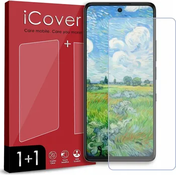 Pouzdro na mobilní telefon Hybridní Sklo iCover pro TCL 50 Pro NXTPAPER 2 ks
