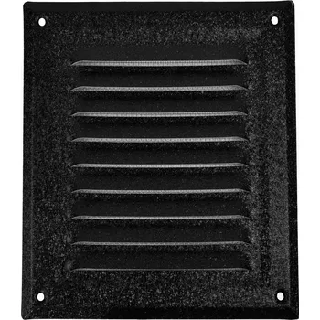 Větrací mřížka Ventilační mřížka Ventilační KratkiKominowe.pl černá