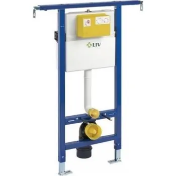 WC sada Liv-Fluidmaster LIV-FIX WC 7522 modul pro suchou instalaci s určením do bytového jádra - výška 115 cm