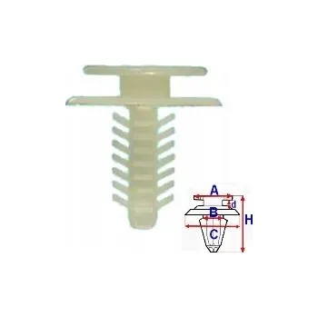 Ventilátor topení a klimatizace Vnitřní sponka čalounění Romix RX11028