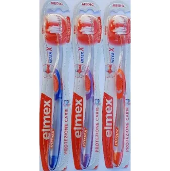 Zubní kartáček Elmex interX střední 3 ks