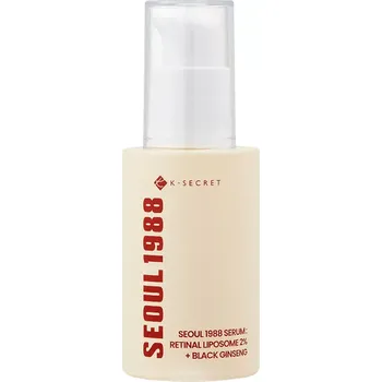Pleťové sérum K-SECRET Seoul 1988 Retinal Liposome Black Ginseng zpevňující sérum 30 ml