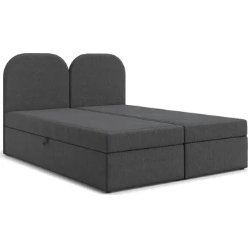 Postel Čalouněná postel COMO s úložným prostorem 180x200 cm Šedá