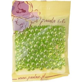 Dětské navlékací korálky Korálky 8mm zelené plastové 50 g