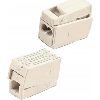 Svorkovnice osvětlení Wago Rychlospojka průchozí 2-pólová 2,5mm2 1 kus