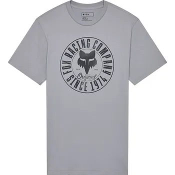 Pánské tričko Triko - FOX Emblem Prem Tee 2025 - Steel Grey M