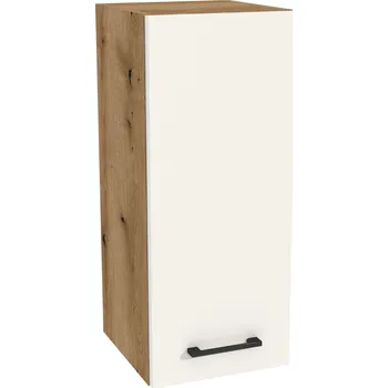 Kuchyňská skříňka Horní kuchyňská skříňka 30/72 CAPRI, korpus Dub Evoke, dvířka Bílá Matná
