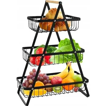 Obraz Kovový koš na ovoce černý