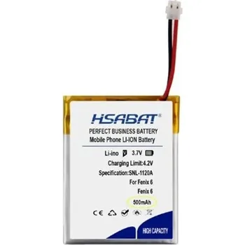 255mAh Baterie a lepidlo pro Garmin Fenix 6/Fenix 6X Pro/Fenix 6X Sapphire/Fenix 6X Solar OEM