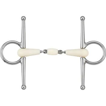 Udidlo pro koně Udidlo roubíkové dvakrát lomené Happy Mouth 13,5 cm