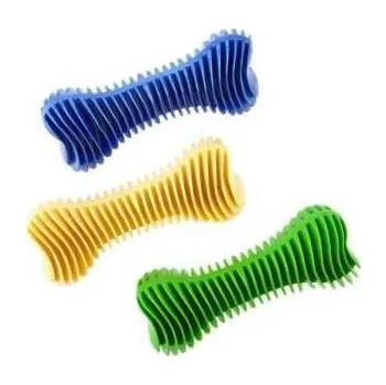 Hračka pro psa Kost dent žebrovaná vonící 12 cm