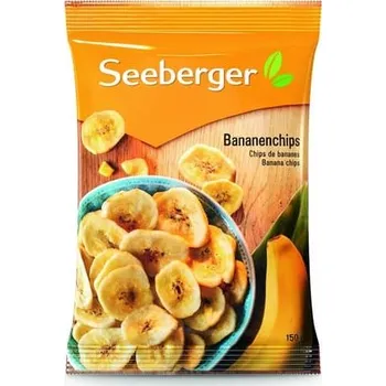 Sušené ovoce Seeberger Banánové chipsy 150g