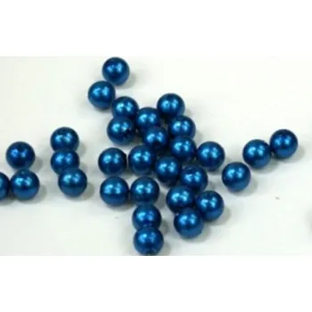 Dětské navlékací korálky Korálky 8mm tmavě modré plastové 50 g [A]