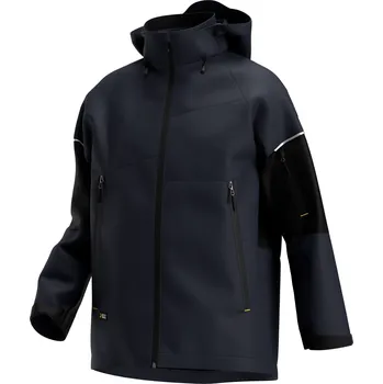 Pánská softshellová bunda SAFETY JOGGER KASAI pánská nepromokavá bunda Barva: námořní modrá, Velikost: 2XL