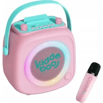 Hudební nástroj pro děti Reproduktor Mikrofon Sada 2v1 Karaoke Pro Děti KidooBoo KidsVoice