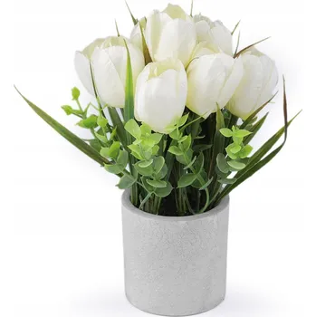 umělá květina Umělé tulipány v květináči