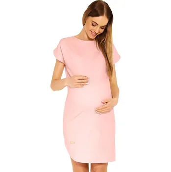 Dámské šaty Dámské těhotenské šaty 1629 - PeeKaBoo S/M růžová